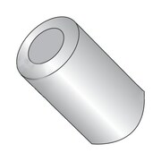 NEWPORT FASTENERS Round Spacer, #10 Screw Size, Plain Aluminum, 1/4 in Overall Lg, 0.192 in Inside Dia 637986